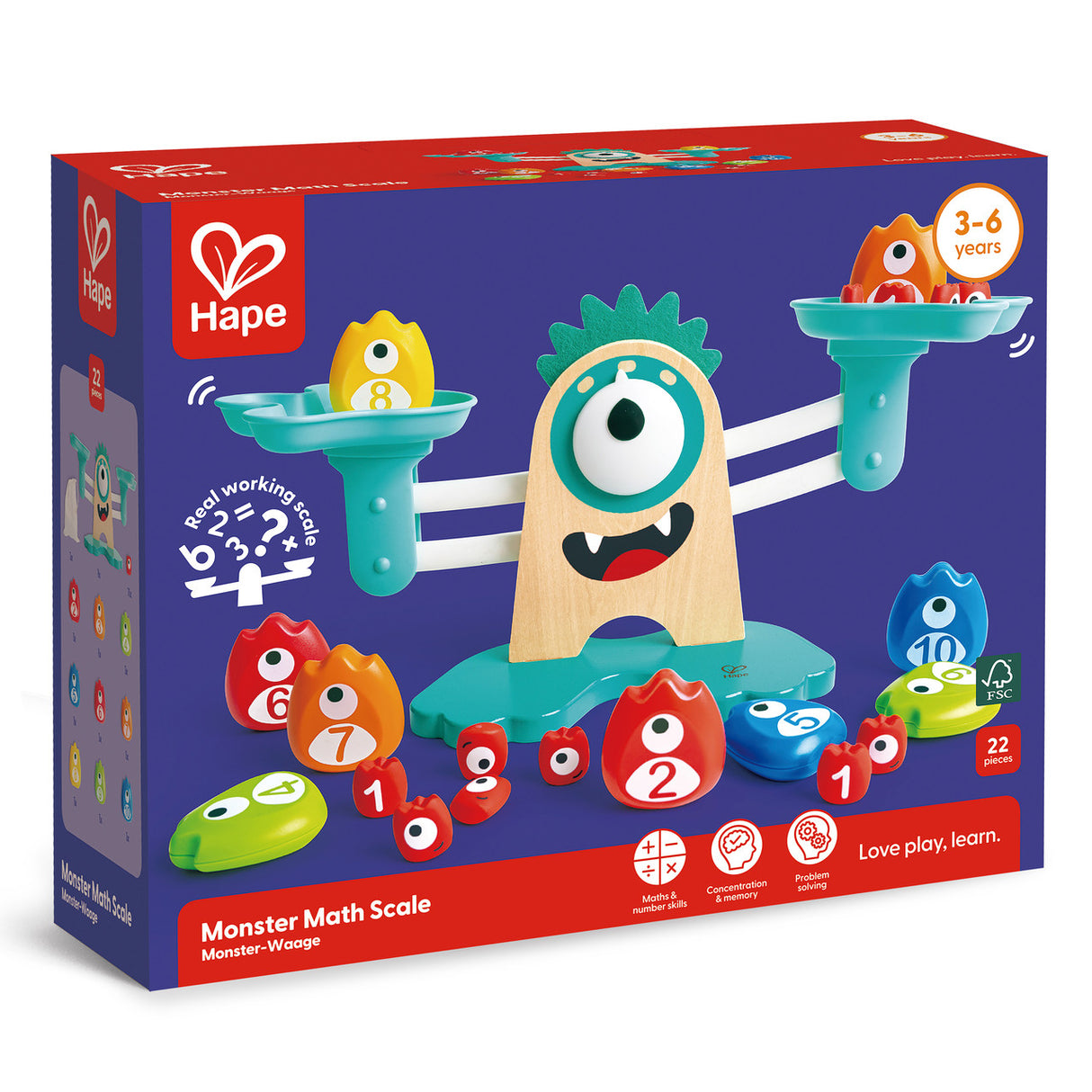 Monster Math Scale