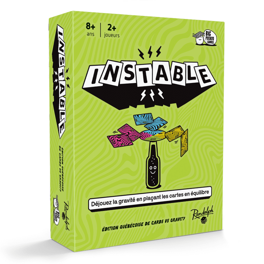 Instable - Cartes vs Gravité - Édition Québécoise (Fr) - La Ribouldingue