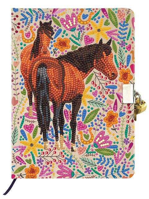 Journal intime Crystal Art - Amour de cheval - La Ribouldingue