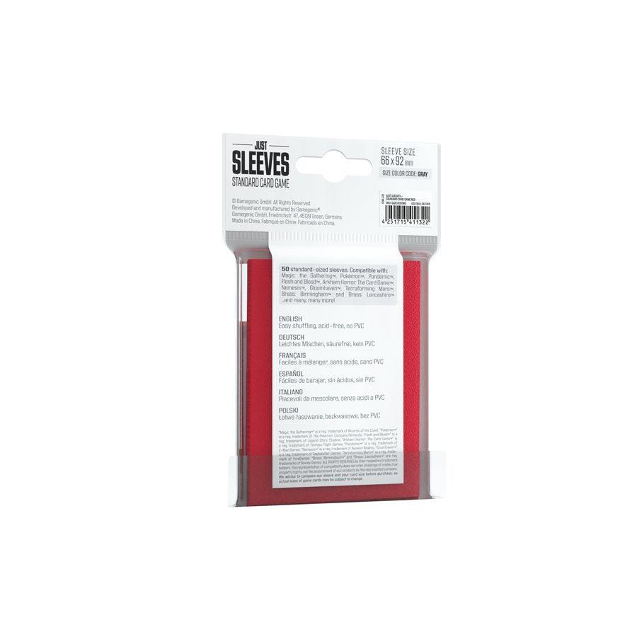 Just sleeves - Standard Rouge - 66 x 92 mm - La Ribouldingue