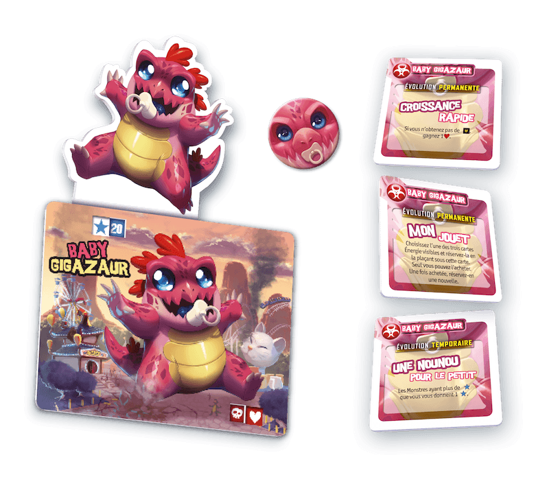 King of Tokyo : Baby Gigazaur (Ext) (FR) - La Ribouldingue