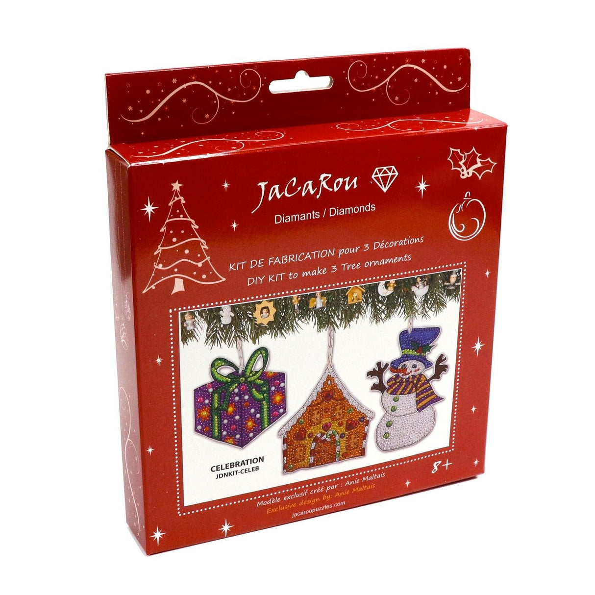 Kit décos pour sapin de Noël - Celebration - La Ribouldingue