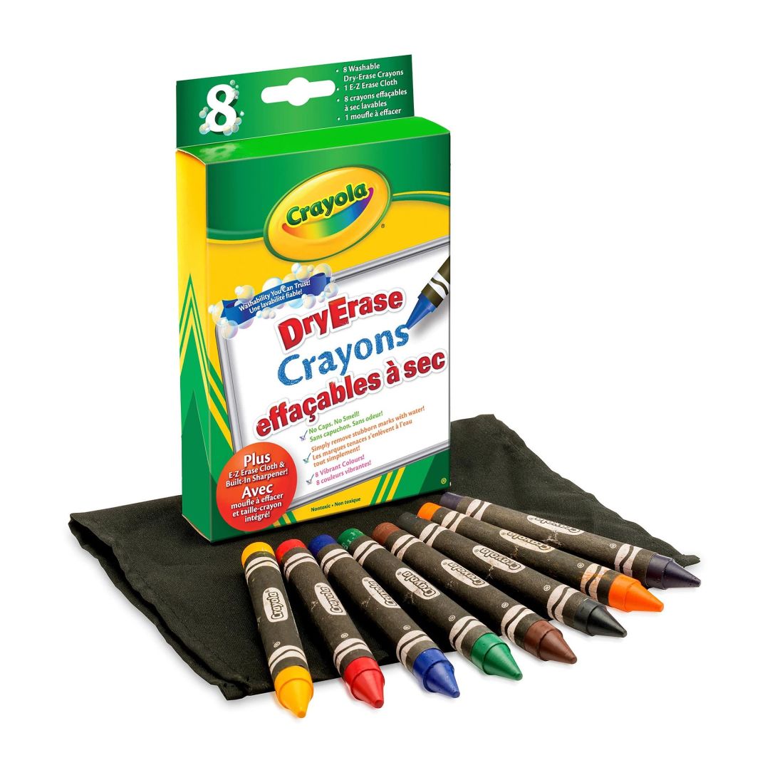 Crayola - Crayons effaçables à sec (8)