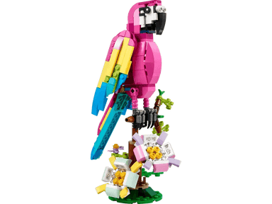 Le perroquet exotique rose - Creator 3 en 1 - La Ribouldingue