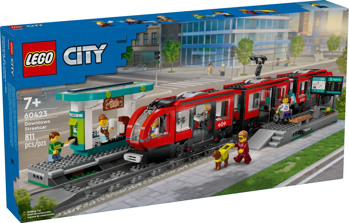 Le tramway et la gare du centre-ville - City