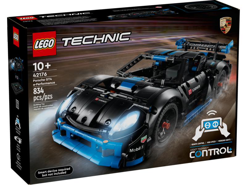 La voiture de course Porsche GT4 e-Performance - Technic