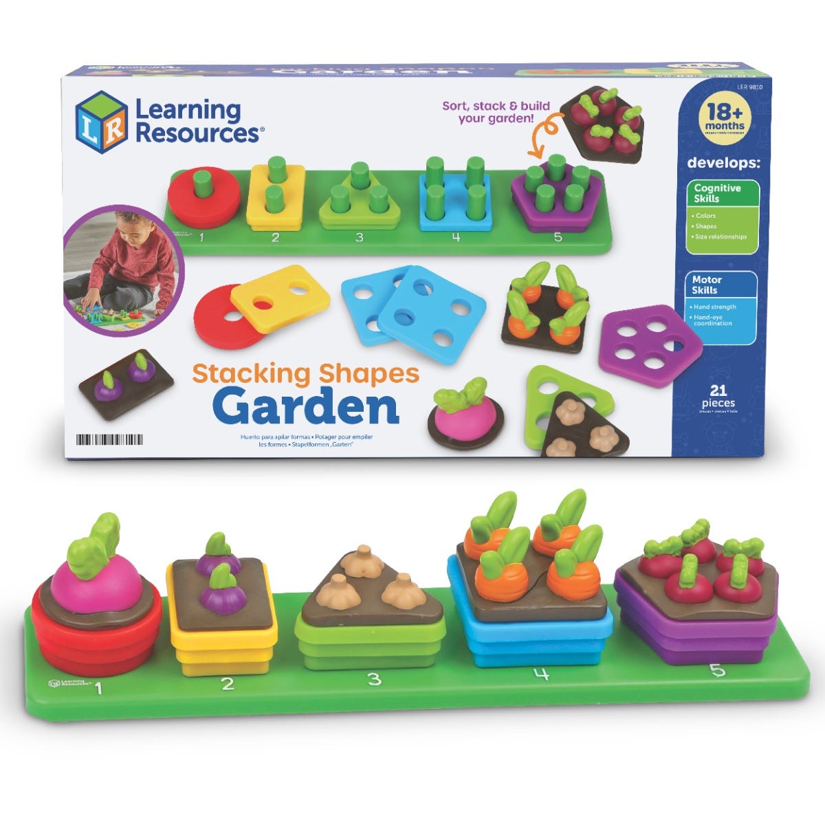 Empilage de formes - Jardin (Multi)