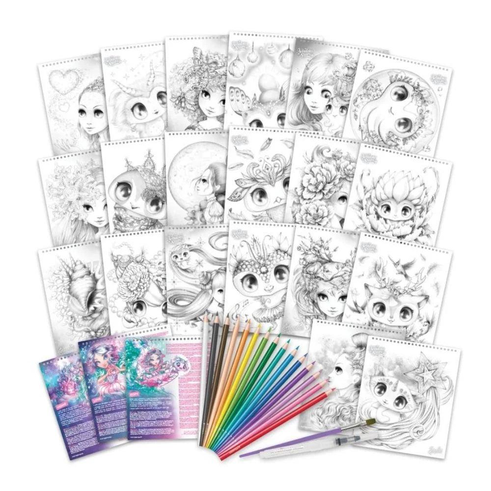 Livre à colorier à l'aquarelle - La Ribouldingue