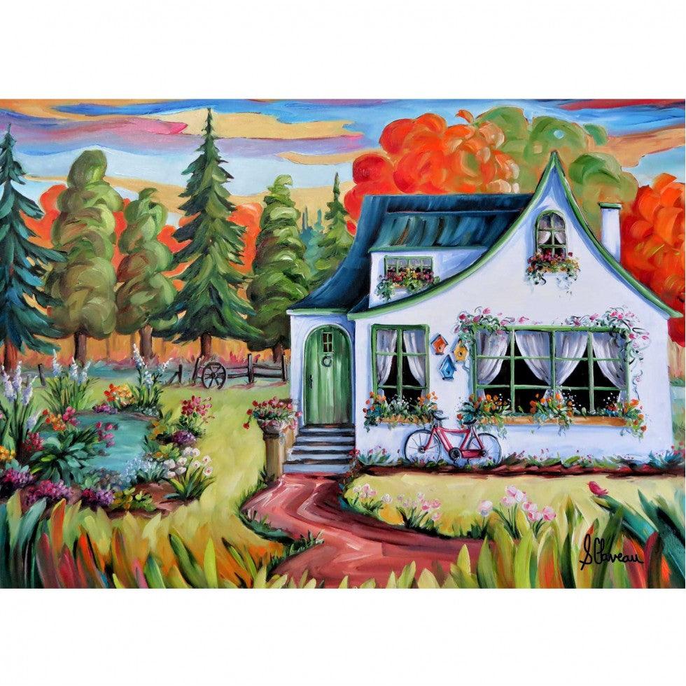 Maison de rêve 70 x 50 cm - La Ribouldingue