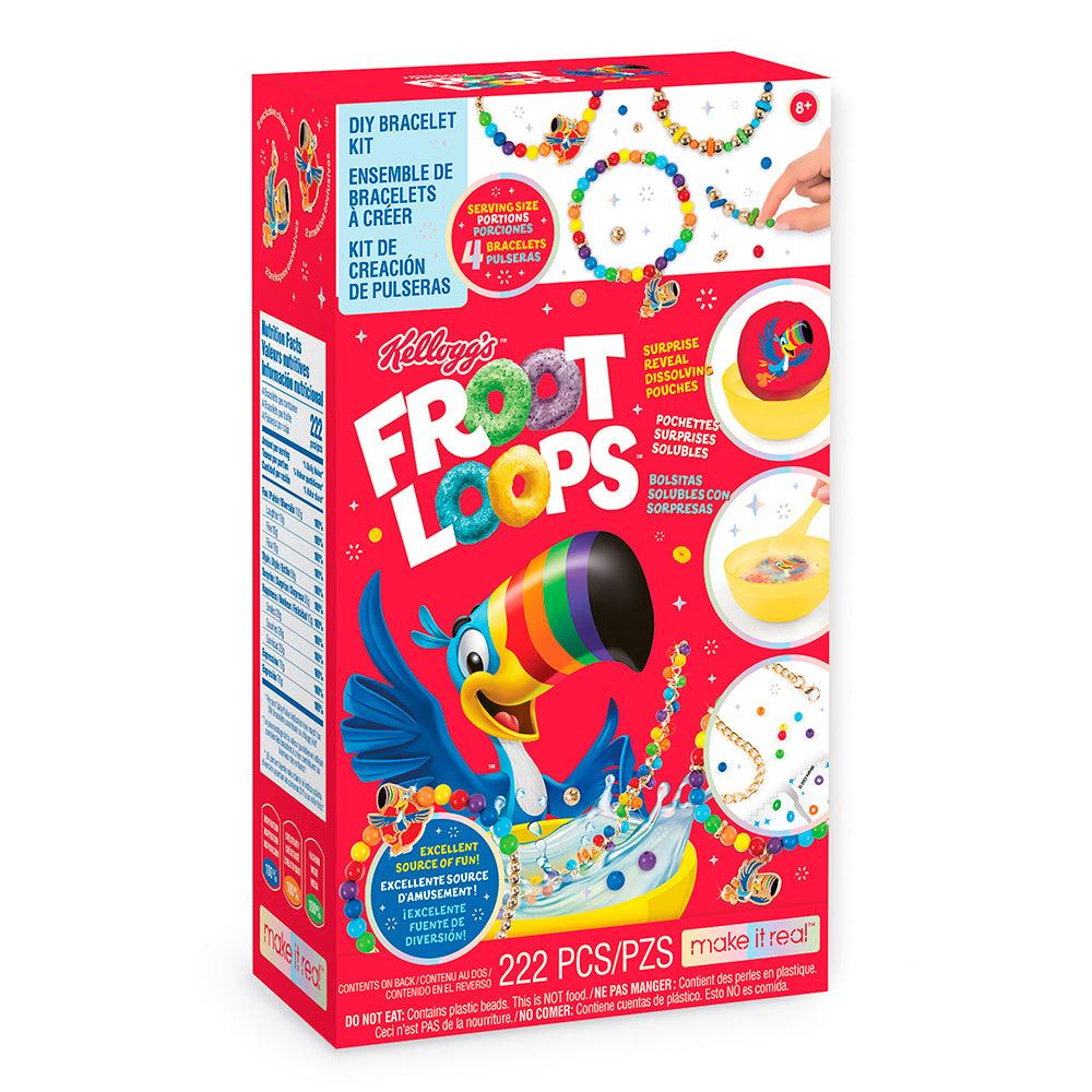 Make it real- Kelloggs Froot Loops Bracelets à créer - La Ribouldingue