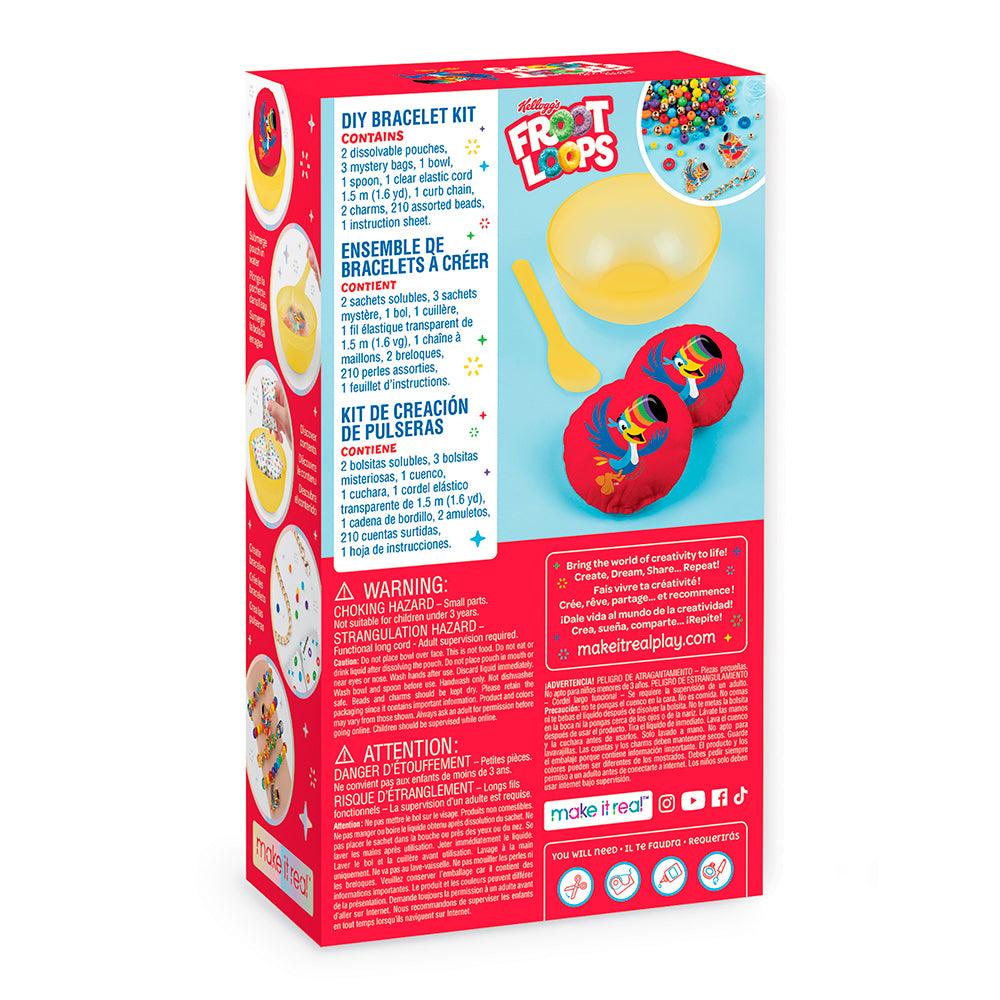 Make it real- Kelloggs Froot Loops Bracelets à créer - La Ribouldingue