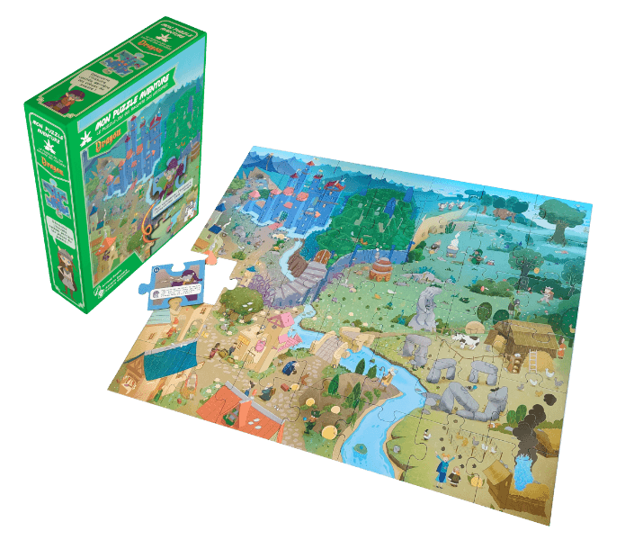 Mon puzzle aventure - Dragon (Fr) - La Ribouldingue