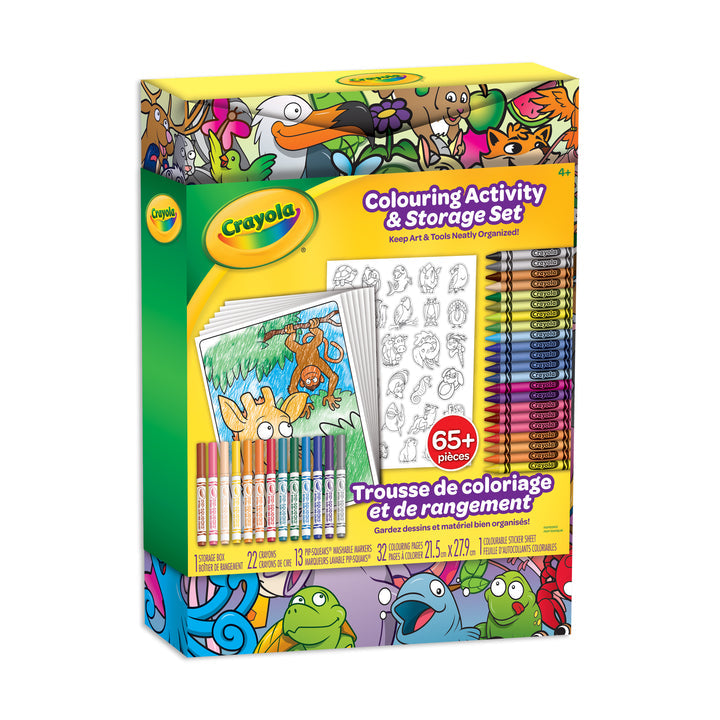 Crayola - Coloring Activity and Storage Set