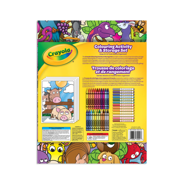 Crayola - Coloring Activity and Storage Set