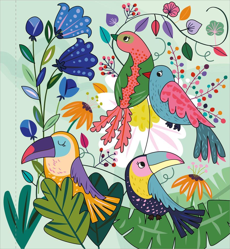 Peinture à l'eau magique - Jardin Fantastique - La Ribouldingue