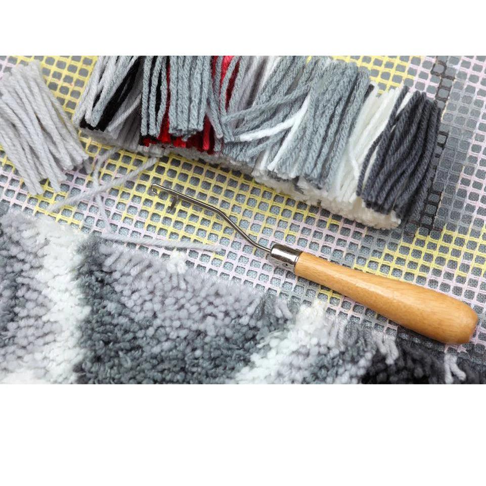 Points noués - Petit tapis - Phare - La Ribouldingue