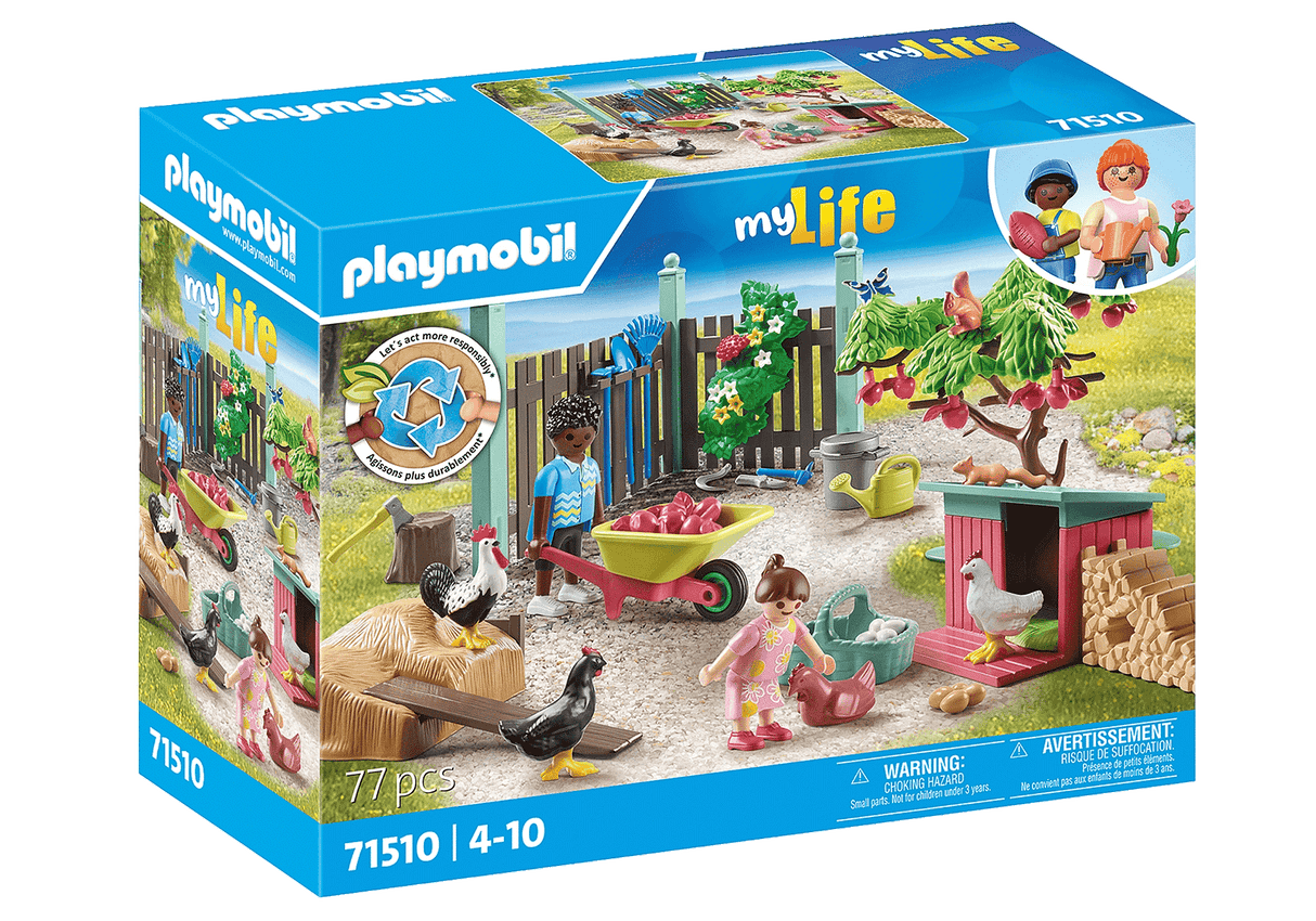 Poulailler et jardin - My Life - La Ribouldingue