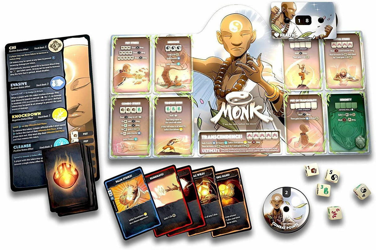 Dice Throne Season 1 - Monk vs Paladin (Ang)