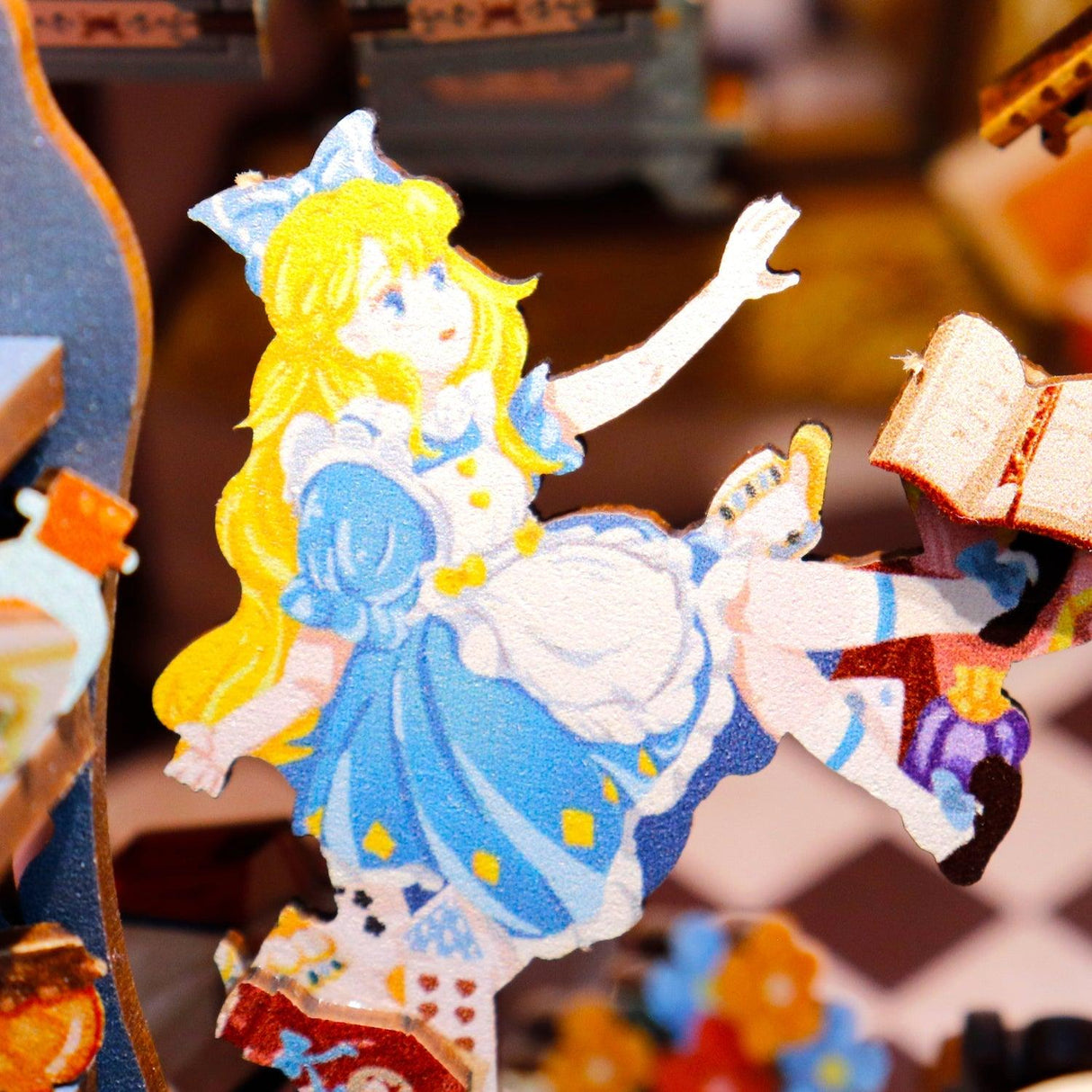 Serre-Livres - Alice au pays des merveilles - La Ribouldingue