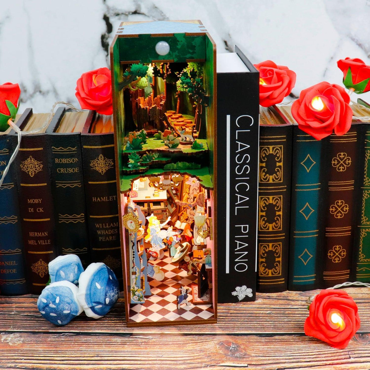 Serre-Livres - Alice au pays des merveilles - La Ribouldingue