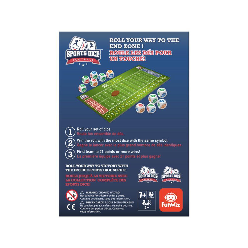 Sports Dice - Football (Bil) - La Ribouldingue