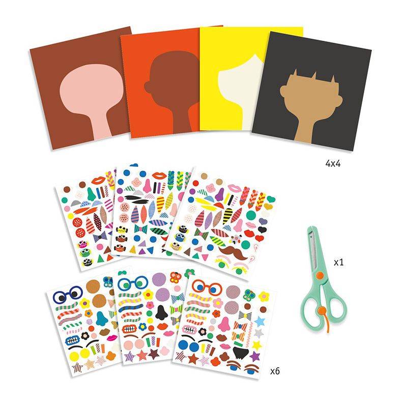 Create with stickers - Hairdresser