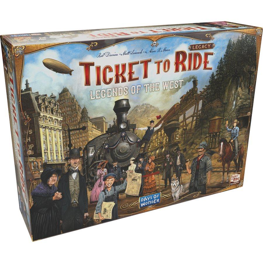 Ticket to Ride - Legacy - Legends of the West (Ang) - La Ribouldingue