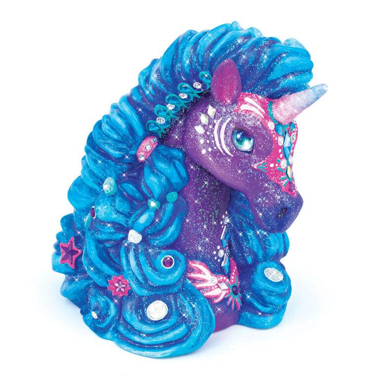 Tirelire de souhaits à peindre - Licorne - La Ribouldingue