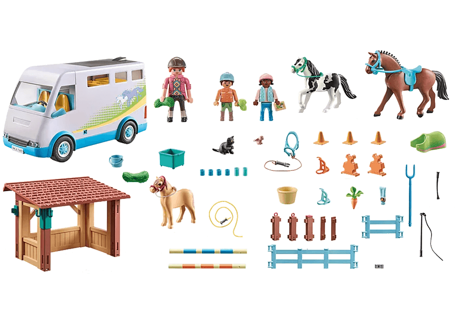 Van pour cheval et poneys avec enclos - Horses of Waterfall - La Ribouldingue