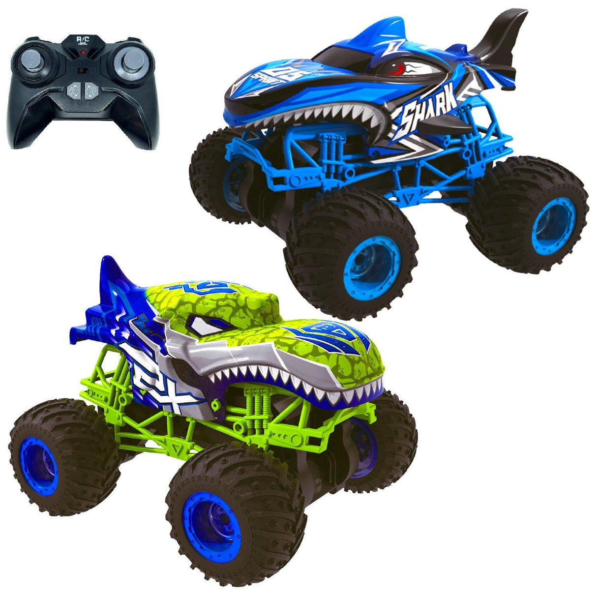 Véhicule téléguidé - Stunt Shark & Monster - La Ribouldingue