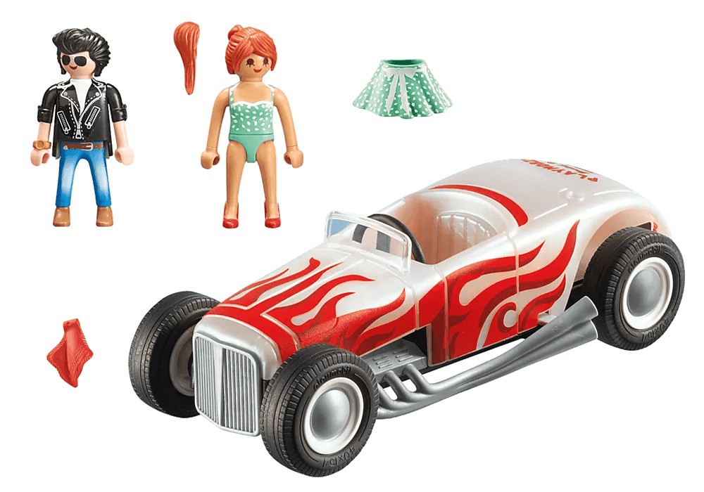 Voiture vintage avec couple - City Life - La Ribouldingue