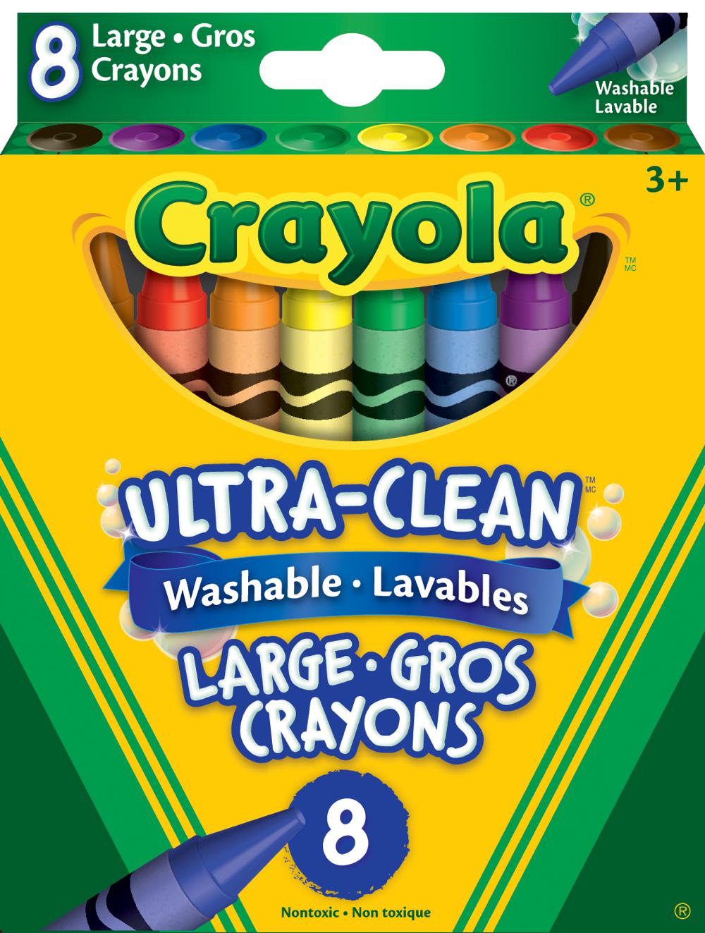 Crayons de cire - Gros (8)