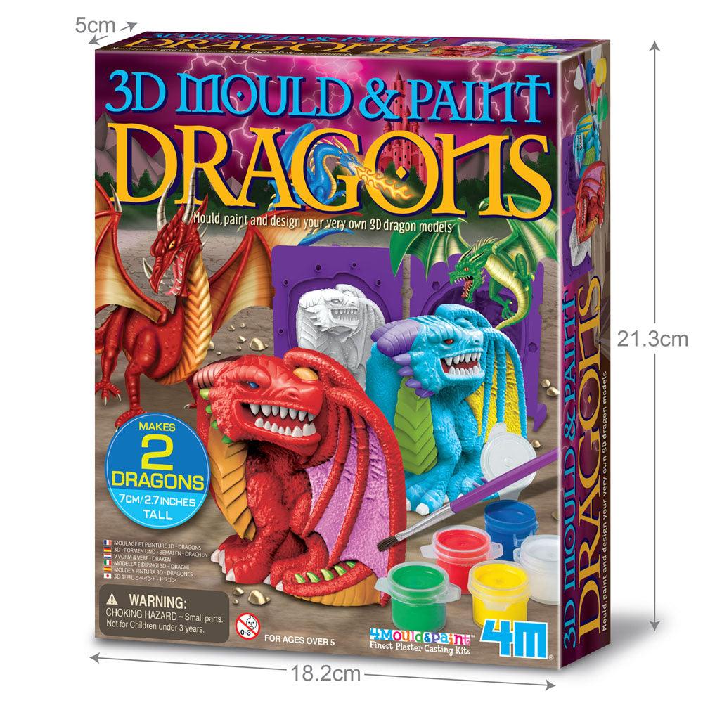 3D Mould & Paint Dragons - La Ribouldingue