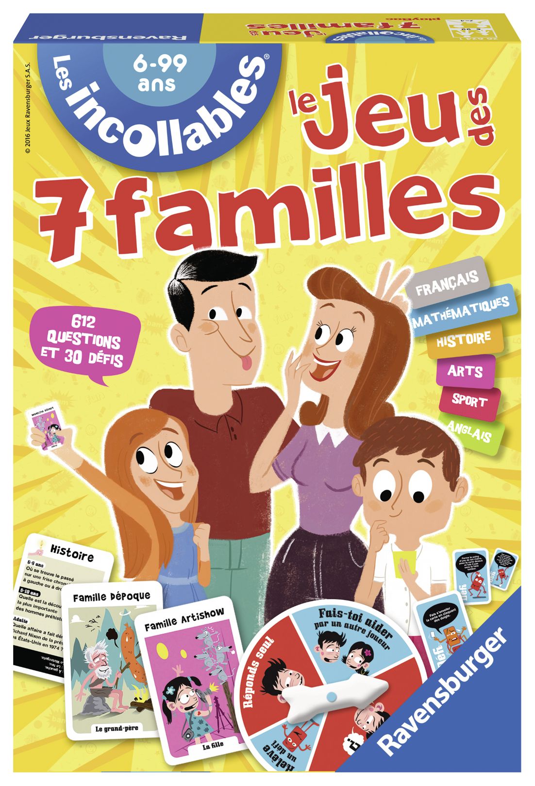 Le jeu des 7 Familles - Les incollables (Fr)