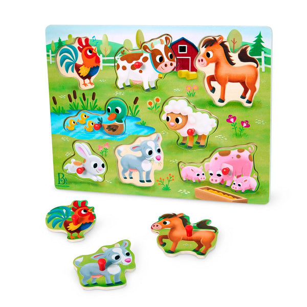 Kit De Bricolage Animaux De La Ferme Shinybox – 66 Pièces En Bois Avec Peintures Et Tatouages
