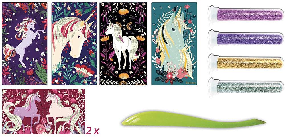 Artissimo - Tableaux à pailleter - Licornes - La Ribouldingue