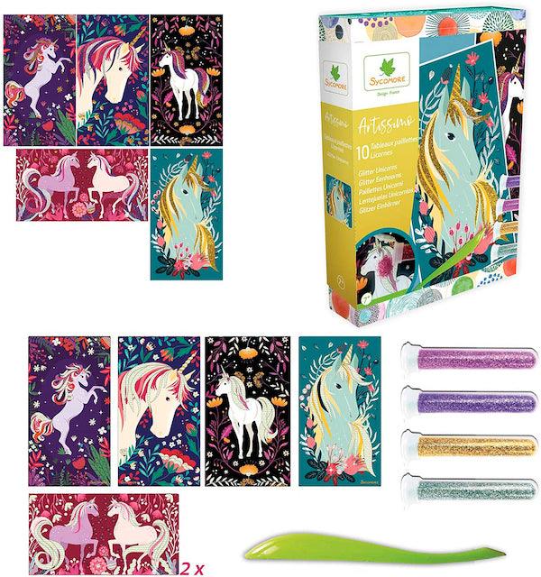 Artissimo - Tableaux à pailleter - Licornes - La Ribouldingue