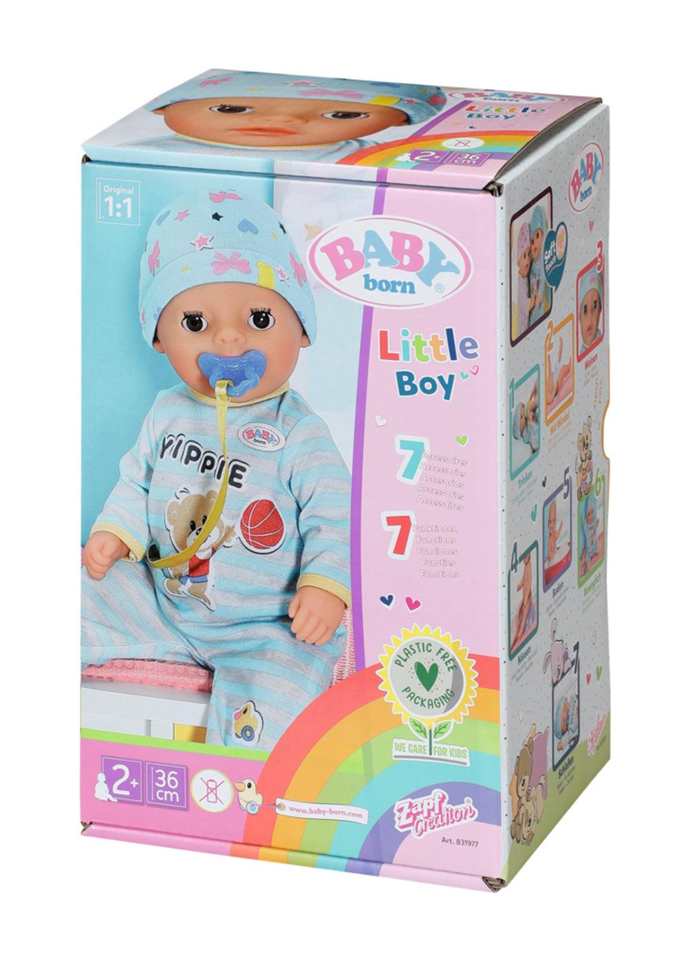 Baby Born Little - Poupée garçon 36 cm - La Ribouldingue