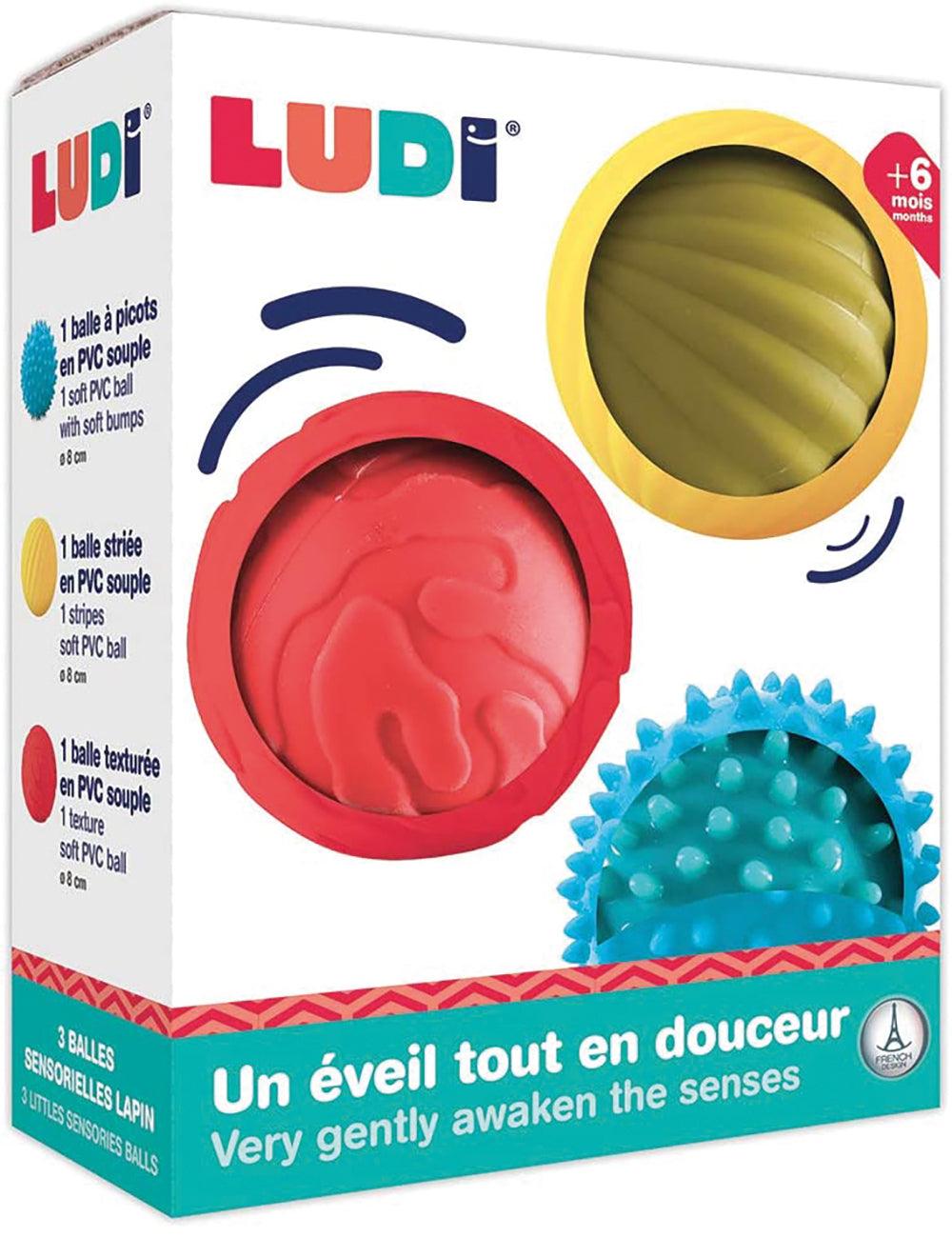 Balles sensorielles x 3 - La Ribouldingue