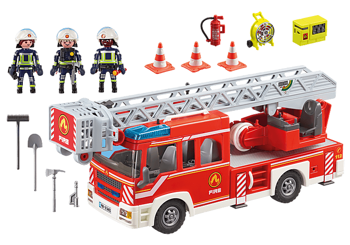 Camion Pompier avec Échelle Pivot - La Ribouldingue