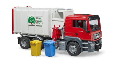 Camion poubelle avec chargement latéral MAN TGS - La Ribouldingue