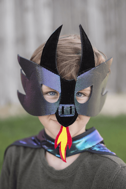 Cape de Chevalier Dragon Réversible 5-6 ans - La Ribouldingue