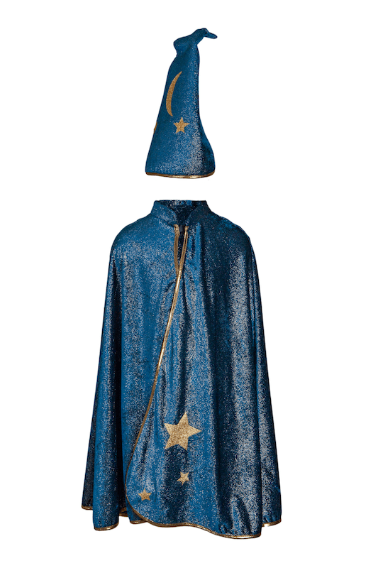 Cape et chapeau du magicien de la nuit étoilée - La Ribouldingue