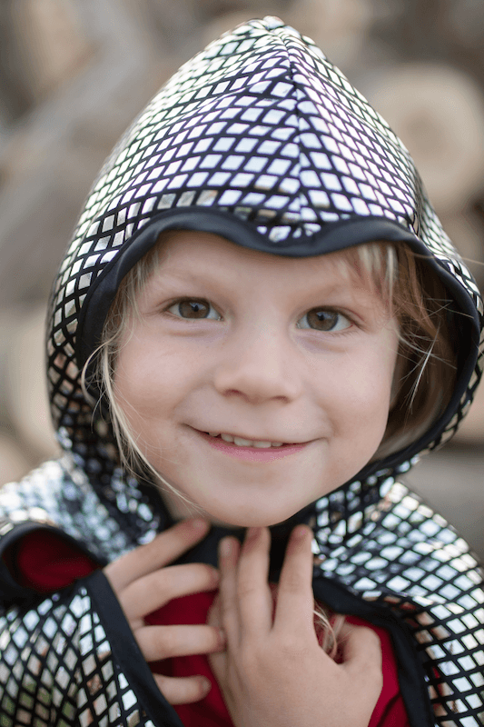 Cape Réversible Dragon Chevalier 5-6 ans - La Ribouldingue