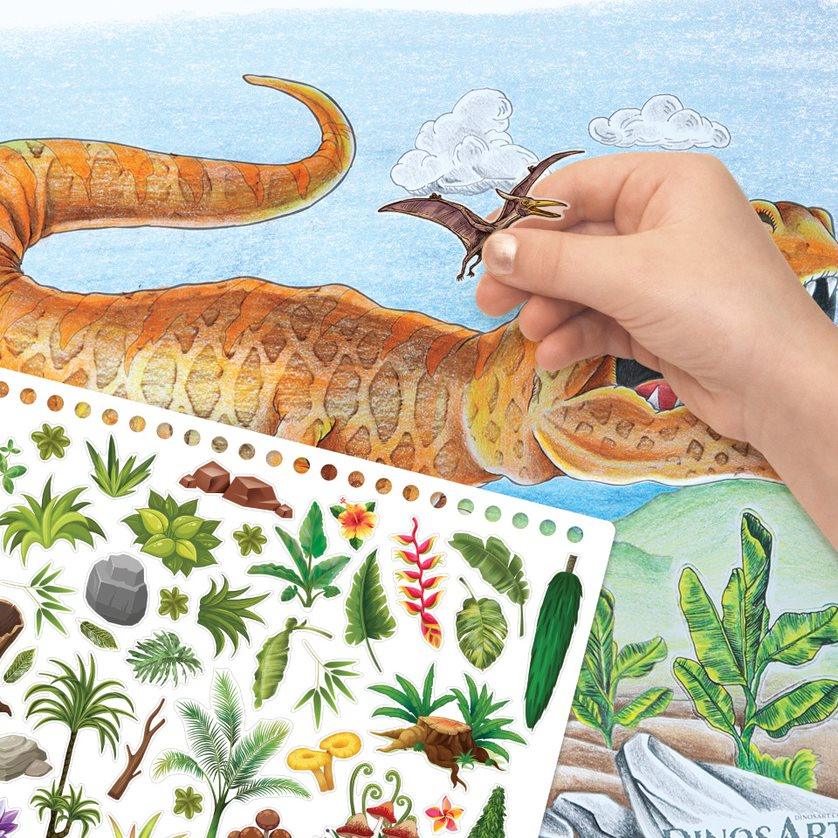 Carnet de croquis créatif Dinosart - La Ribouldingue