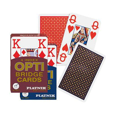 Cartes à Jouer Opti Bridge - Gros Chiffres - La Ribouldingue