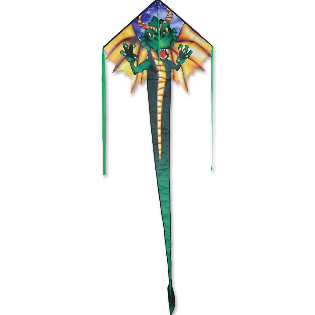 Cerf-Volant 30" - Easy Flyer Kite Régulier - Dragon Émeraude - La Ribouldingue