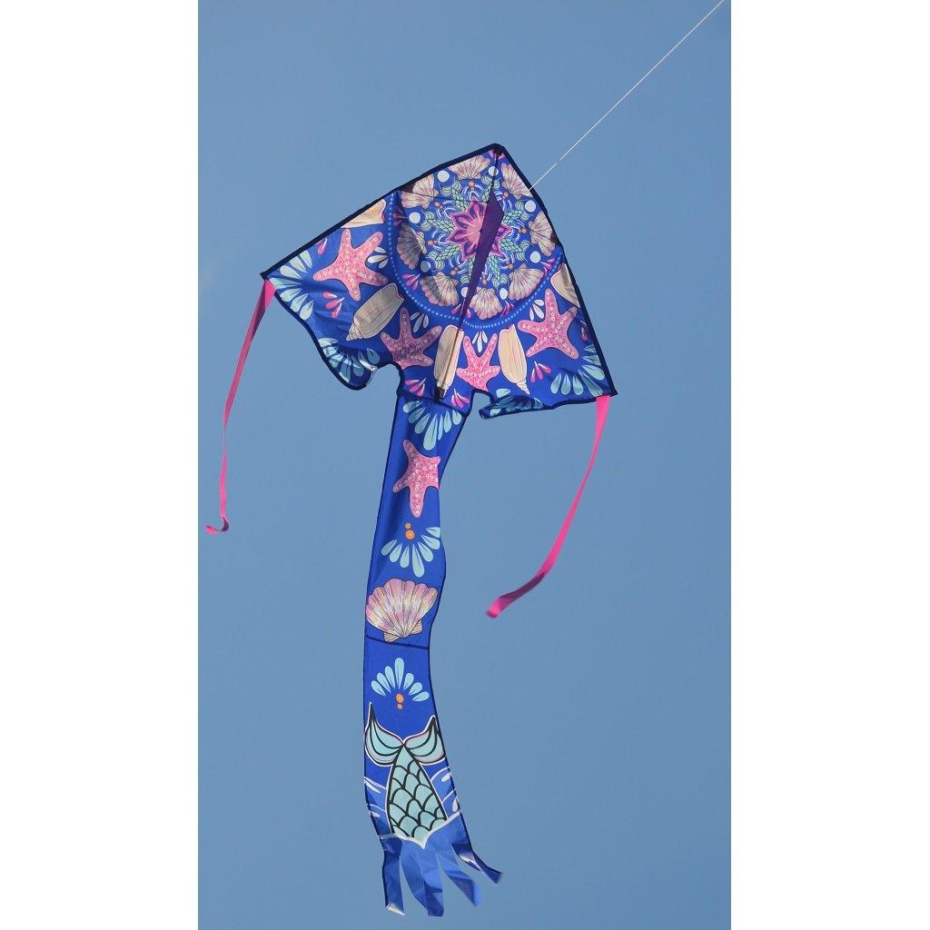 Cerf-Volant 46" - Easy Flyer Kite Large - Mandala Sirène - La Ribouldingue