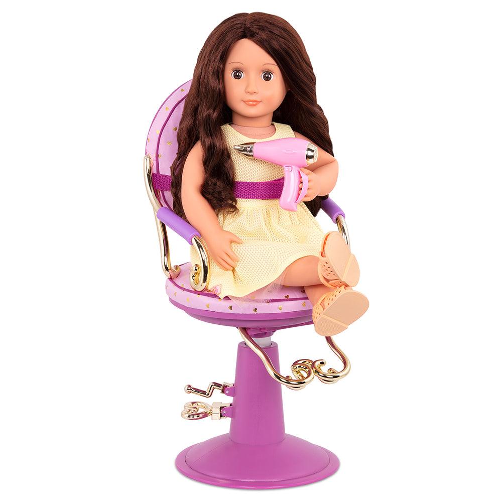 Chaise de coiffeur "Sitting Pretty" poupée de 46 cm - La Ribouldingue