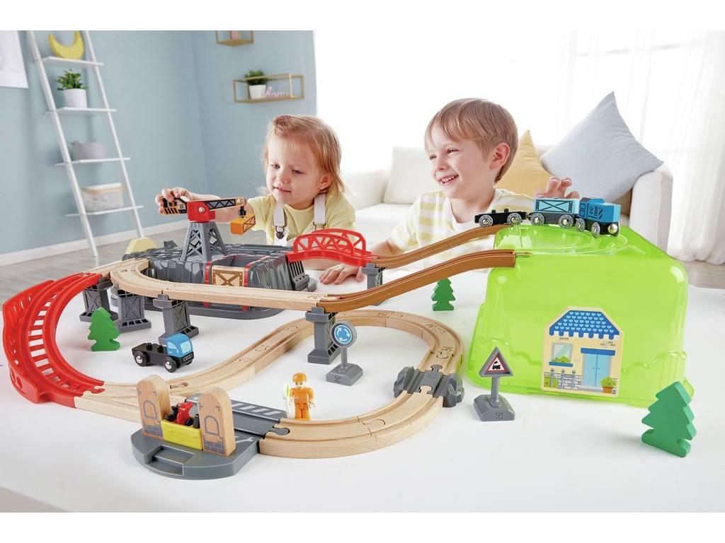 Coffret de train 2 en 1 construis ta ville - La Ribouldingue